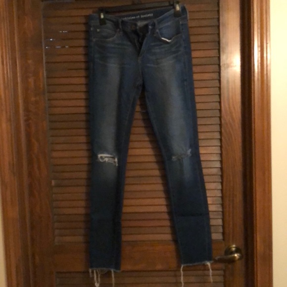 Articles Of Society Denim - Articles of Society Distressed Skinny Jeans